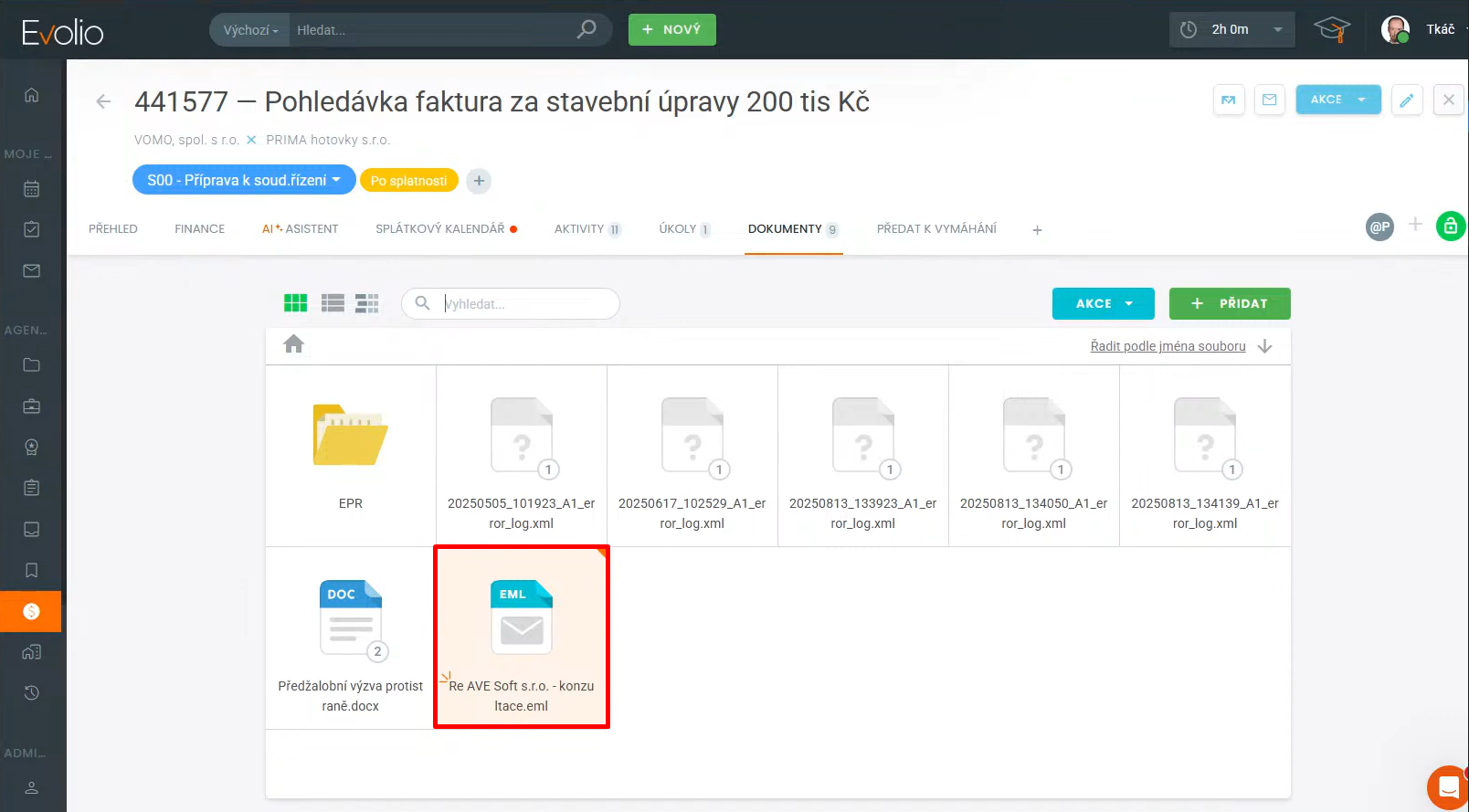 léto 205 - import mailu