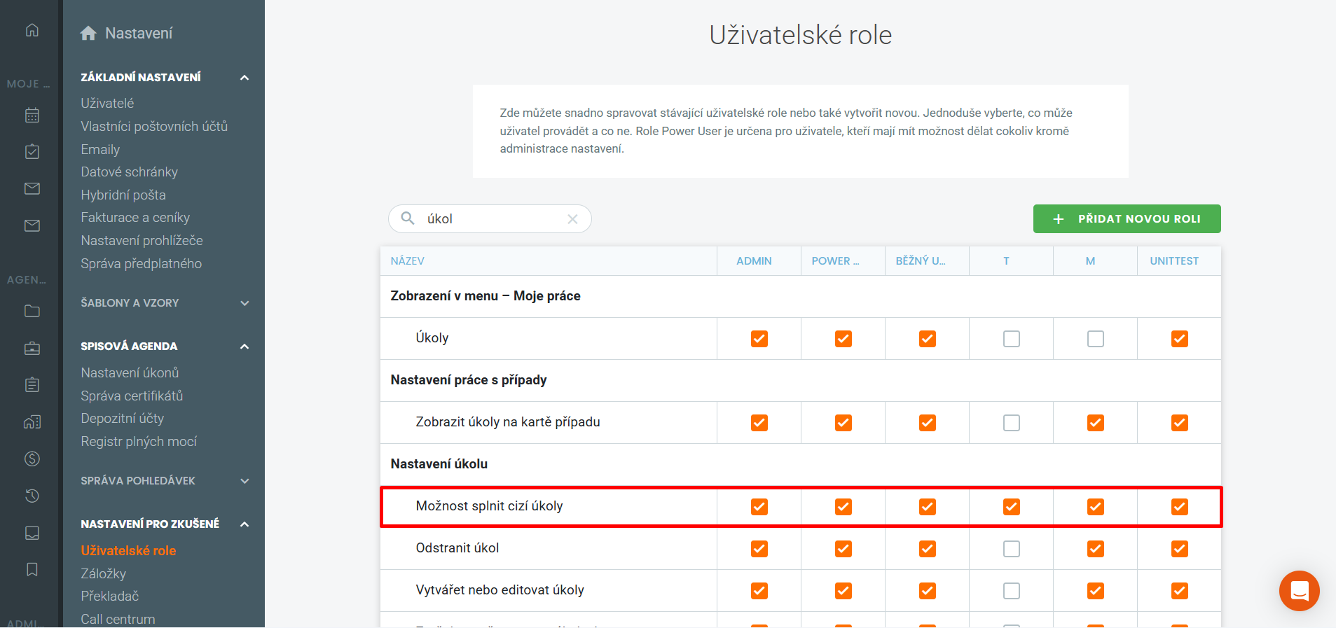 léto - právo splnit úkol