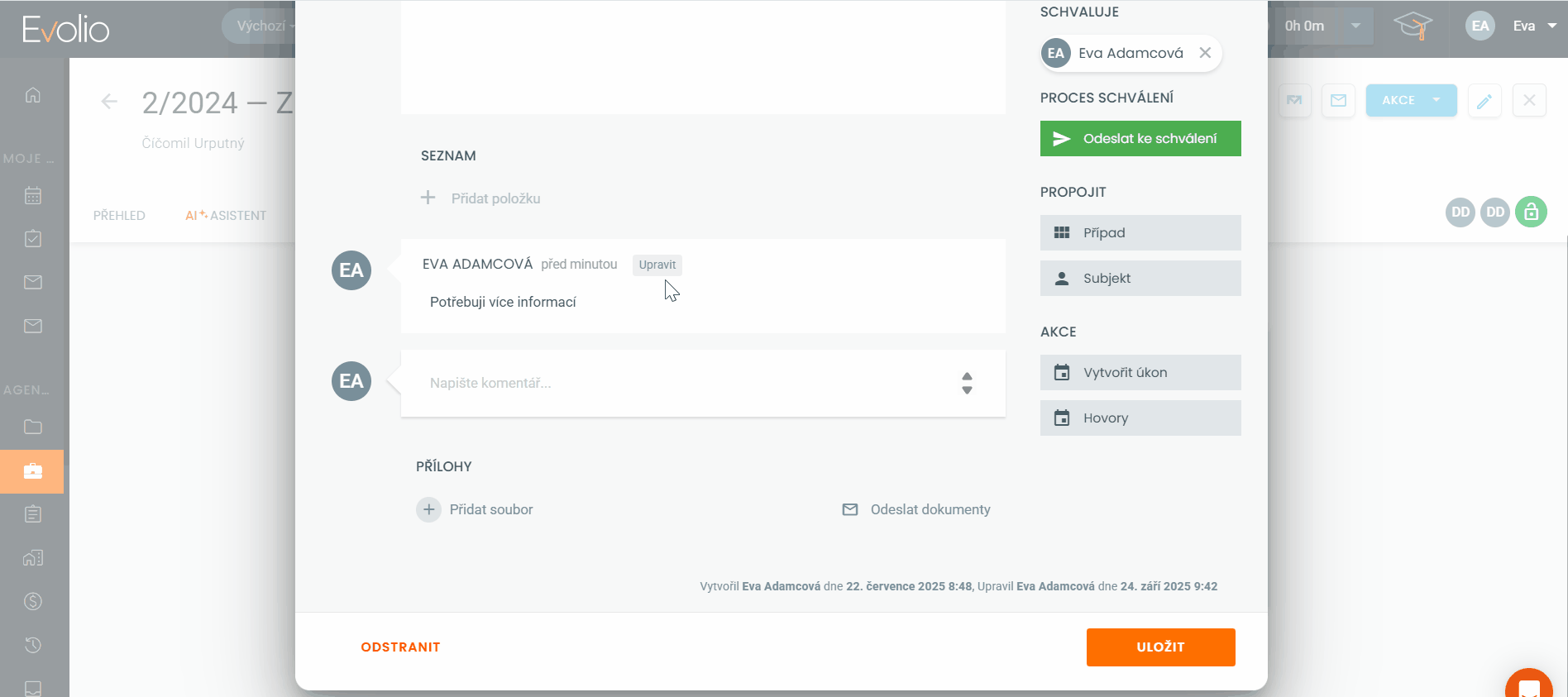 léto 2025 - úprava komentáře